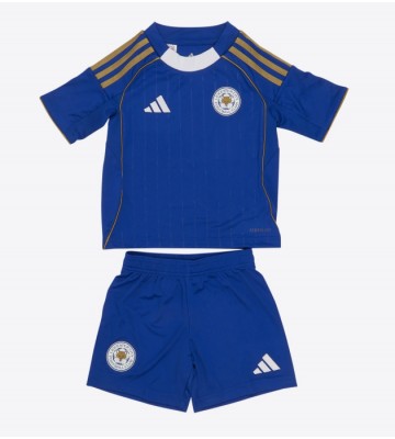 Leicester City Boubakary Soumare #24 Hjemmebanetrøje Børn 2025-26 Kortærmet (+ Korte bukser)